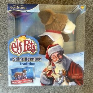 Elf On The Shelf Pets Pet Plush Puppy Dog Saint Bernard Christmas Storybook